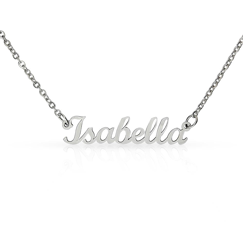 Cursive Custom Personalized Name Pendant Necklace - To My Daughter